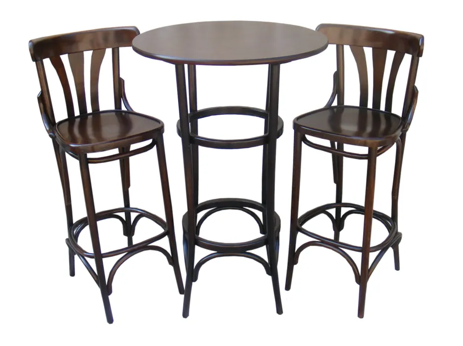Set Bar Bistro - Stehtisch + 2 Barhocker 789
