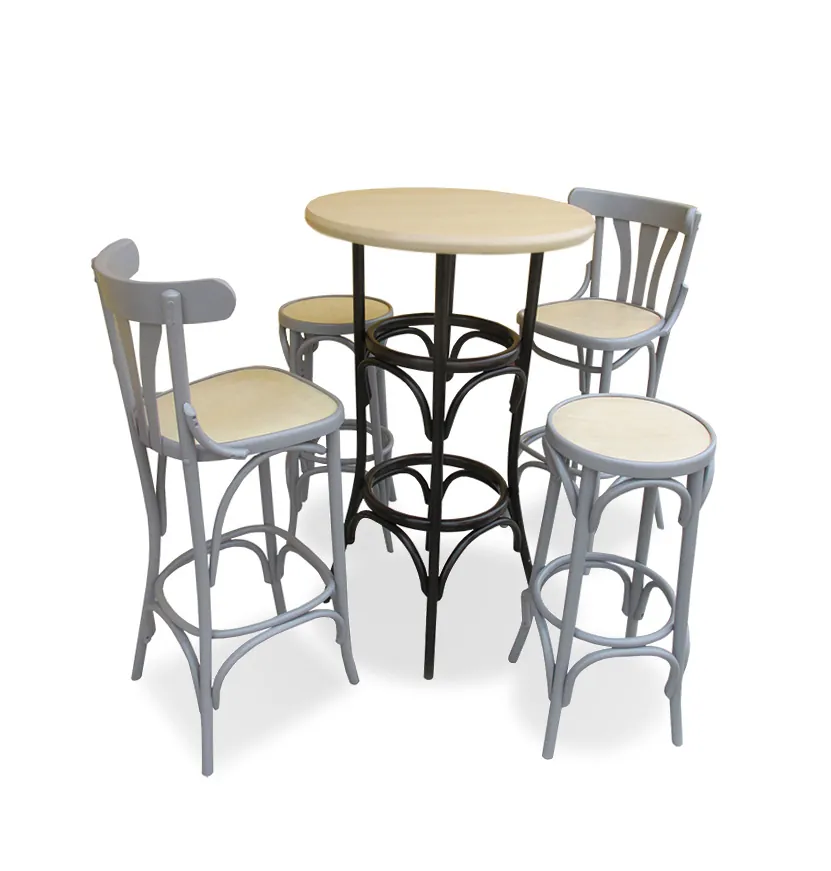 Hohes Bistromöbel-Set