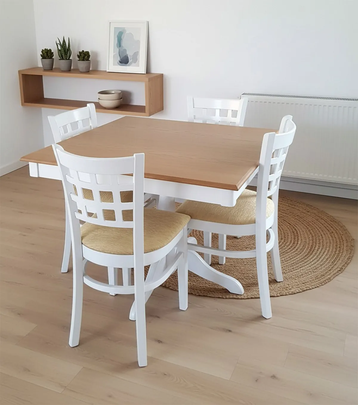 Ghera II Tisch mit MD170 Stühlen