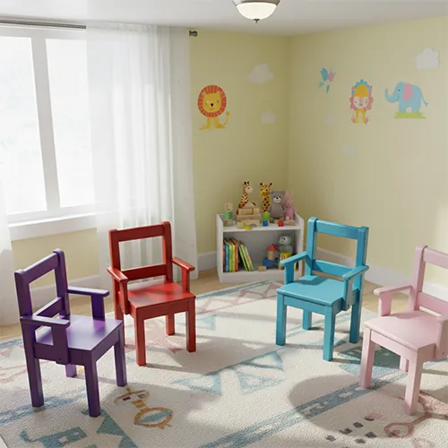 Junior-Kinderstuhl mit Armlehnen