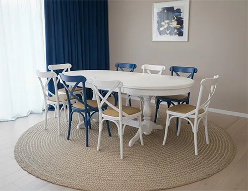 Tischset Europa mit NIV-Stühlen