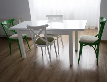 Ausziehtisch Country II mit Marlot-Stühlen