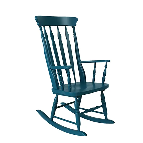 Farbiger Schaukelstuhl