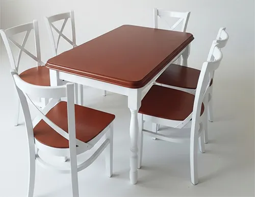 MD470 Stühle und Country III Tisch in zwei Farben