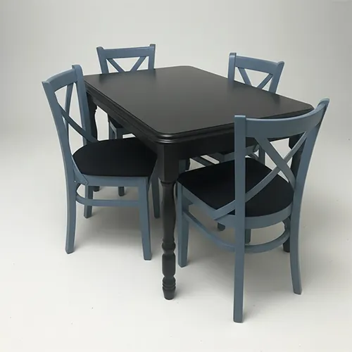 MD470 Stühle mit Country 3 Tisch