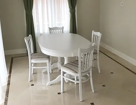 Boston Stühle mit Europa Tisch