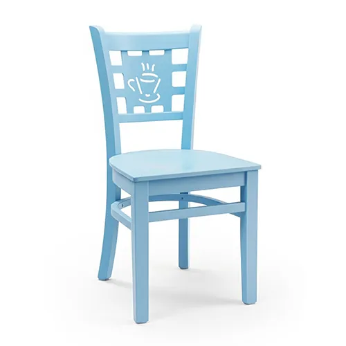 Stuhl MD170, farbiges Symbol, Kaffee